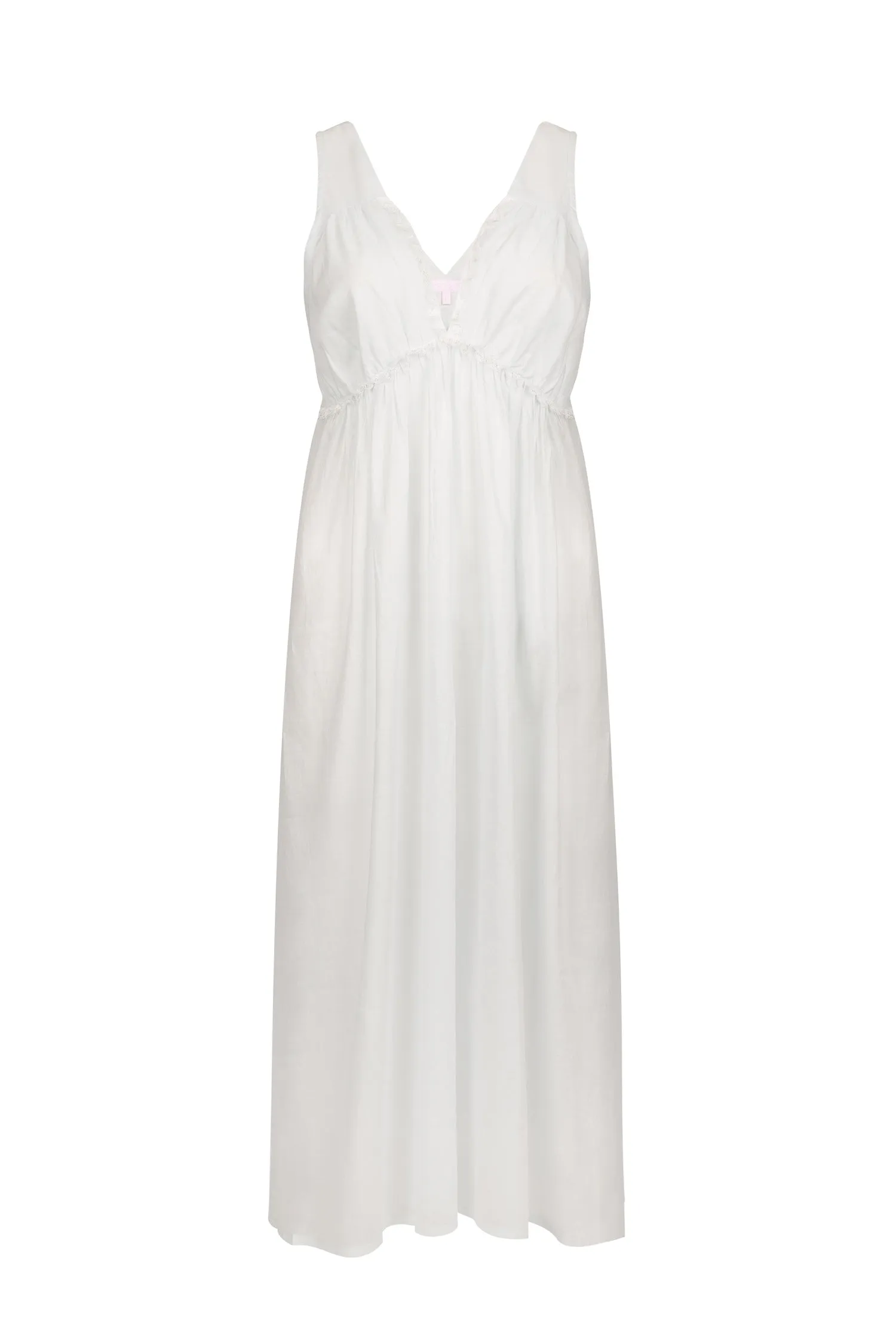 Anna Cotton V-Neck Nightdress