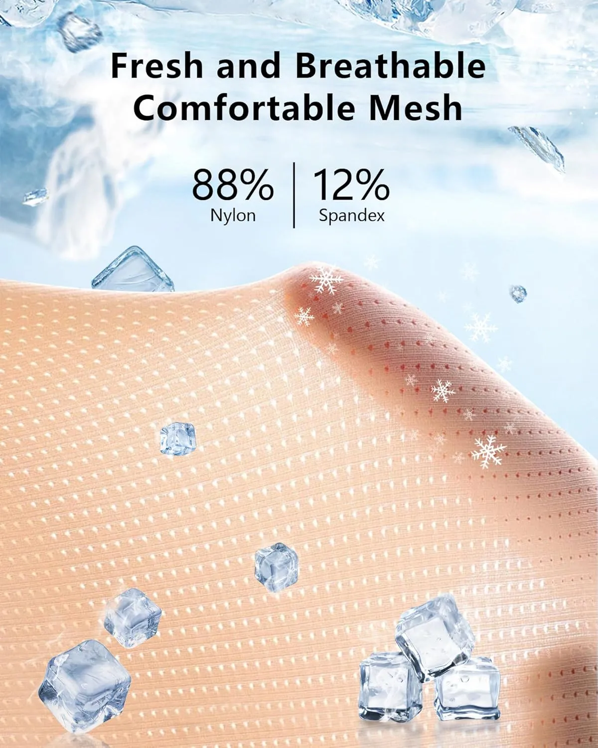 Anti Chafing Shorts Women Mesh Cooling Slip Shorts for Under Dresses Boyshorts Panties Lace under shorts