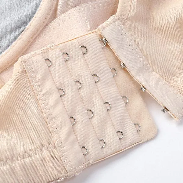 Breathable Wire-Free 3/4 Cup Busty Gather Bras