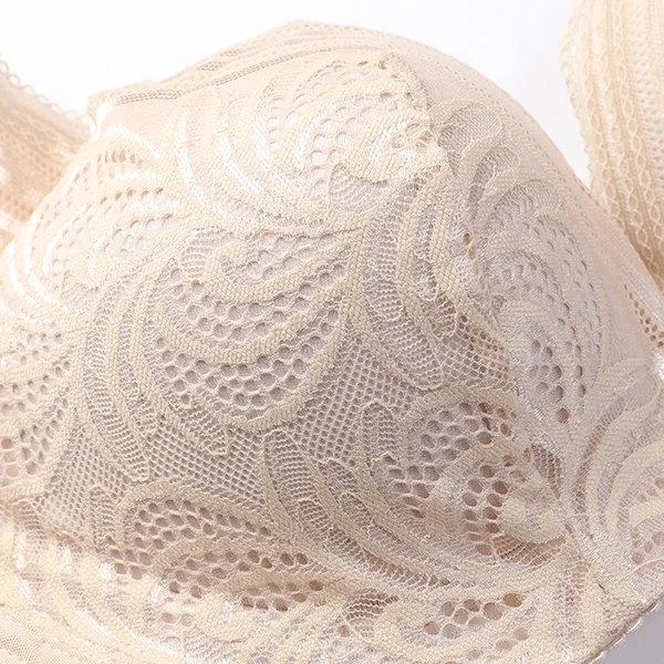 Breathable Wire-Free 3/4 Cup Busty Gather Bras