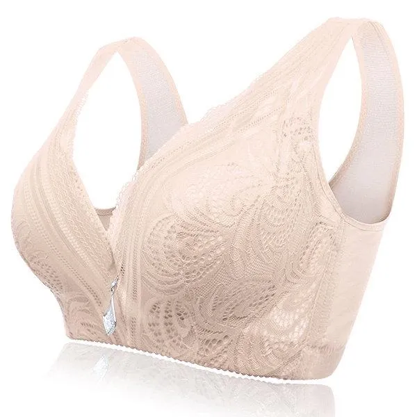 Breathable Wire-Free 3/4 Cup Busty Gather Bras