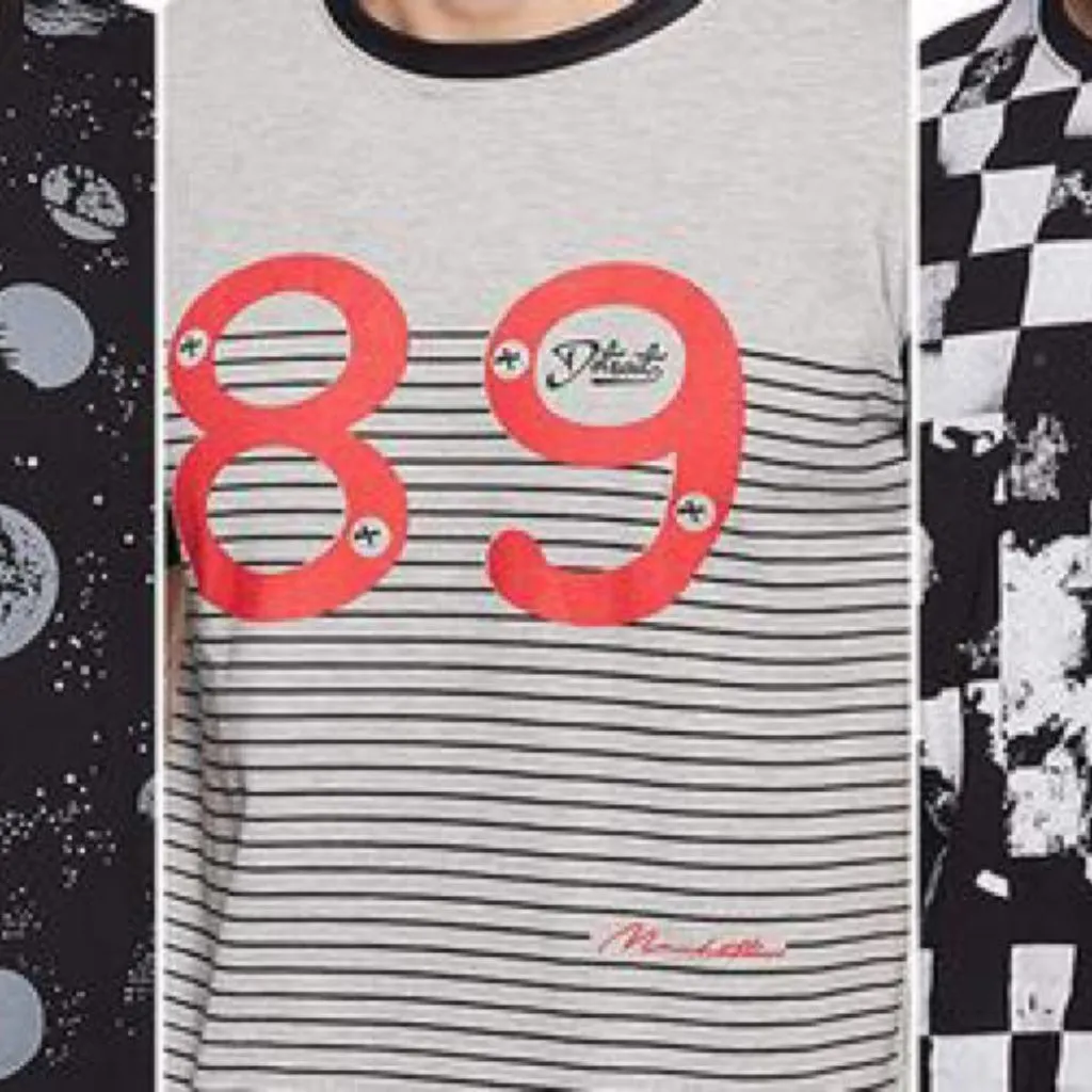 Classic Printed Blend Cotton Set Of 3 T-Shirt For Men
