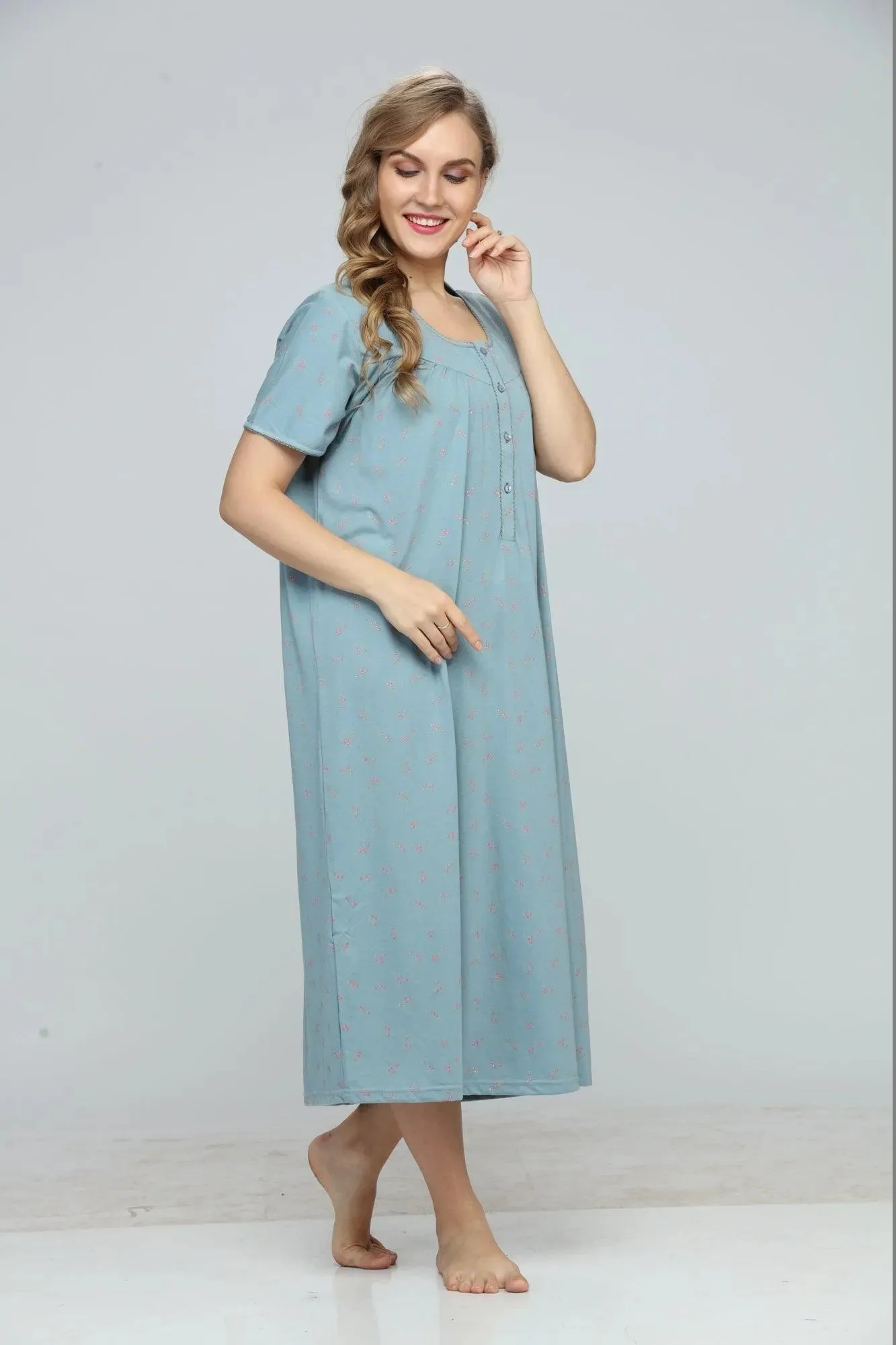 Daisy Dream Print Short Nightdress