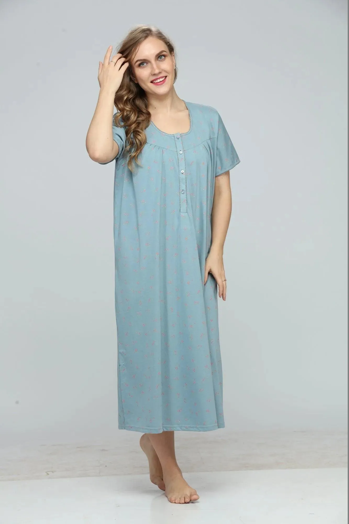 Daisy Dream Print Short Nightdress