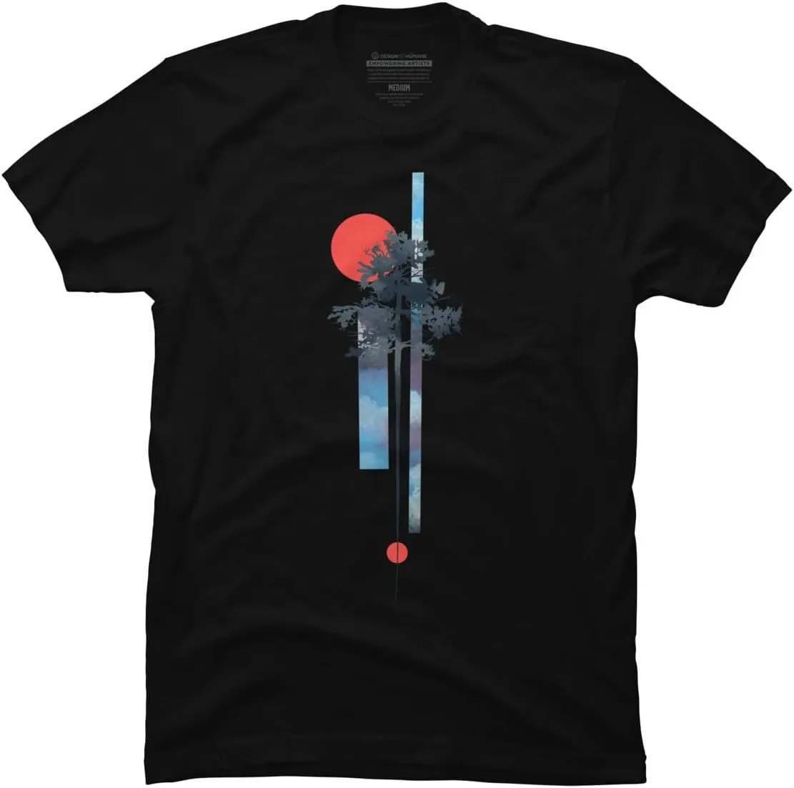 Design By Humans Men's Abstract Nature by airiestudio T-Shirt - -