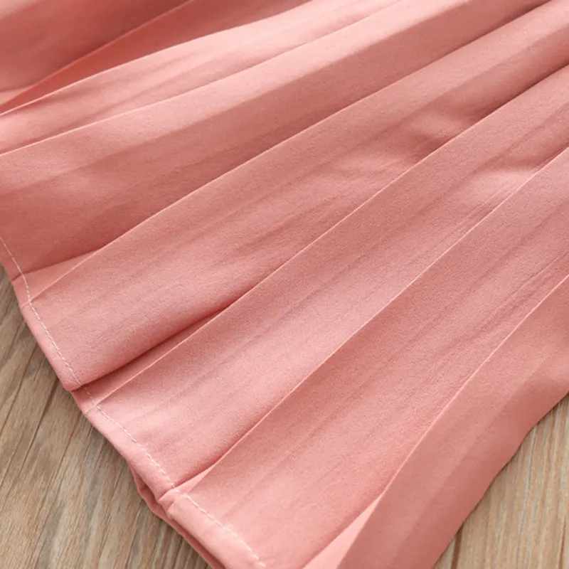 Heart Pleated Skirt Set