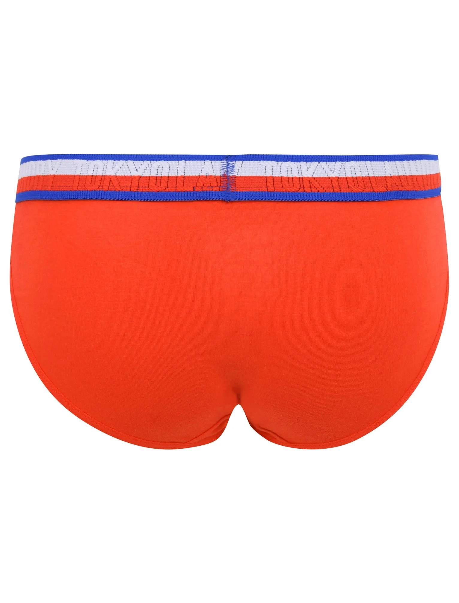 India 2 (3 Pack) Assorted Cotton Briefs In Lollipop Red / Light Grey Marl / Nautical Blue - Tokyo Laundry
