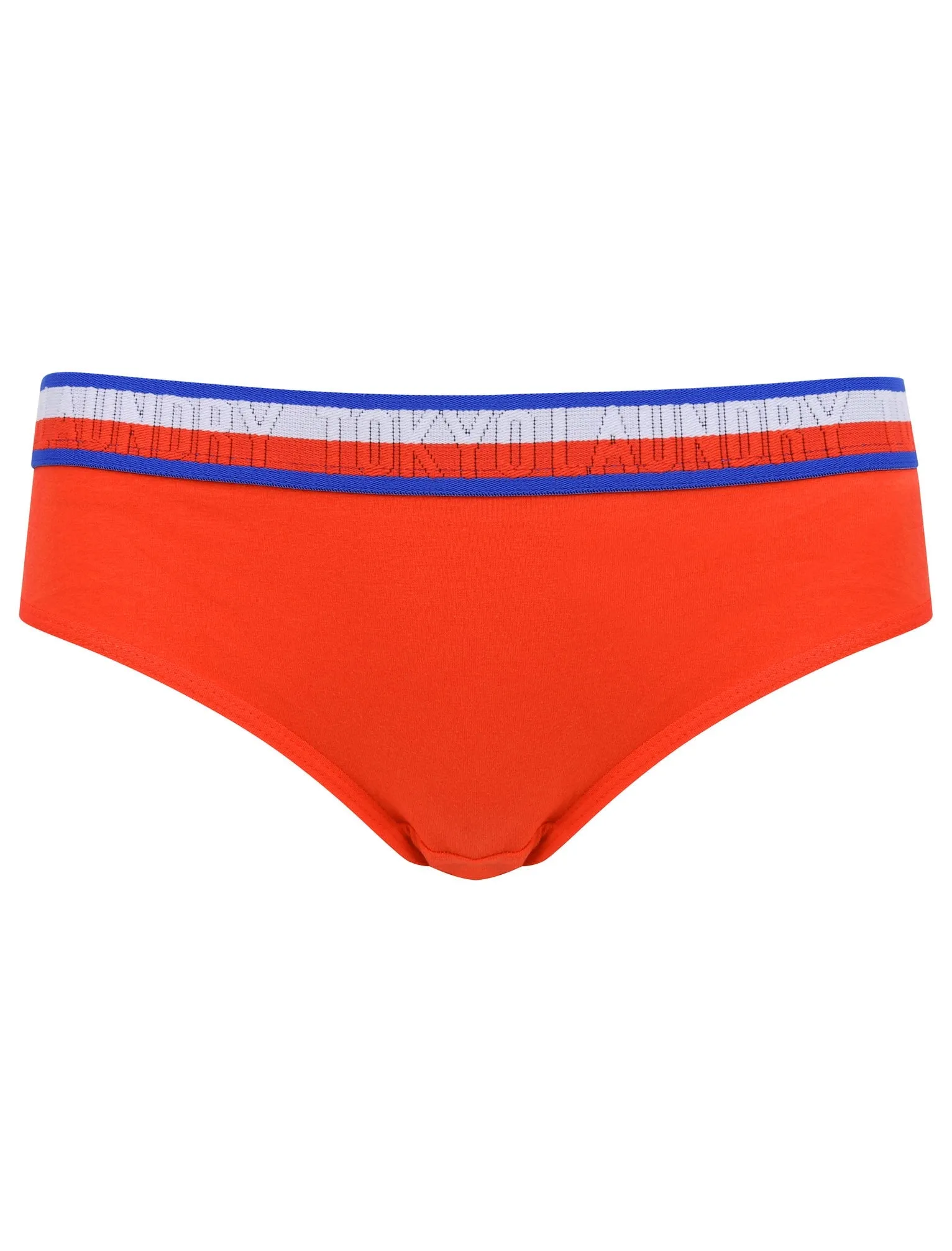 India 2 (3 Pack) Assorted Cotton Briefs In Lollipop Red / Light Grey Marl / Nautical Blue - Tokyo Laundry