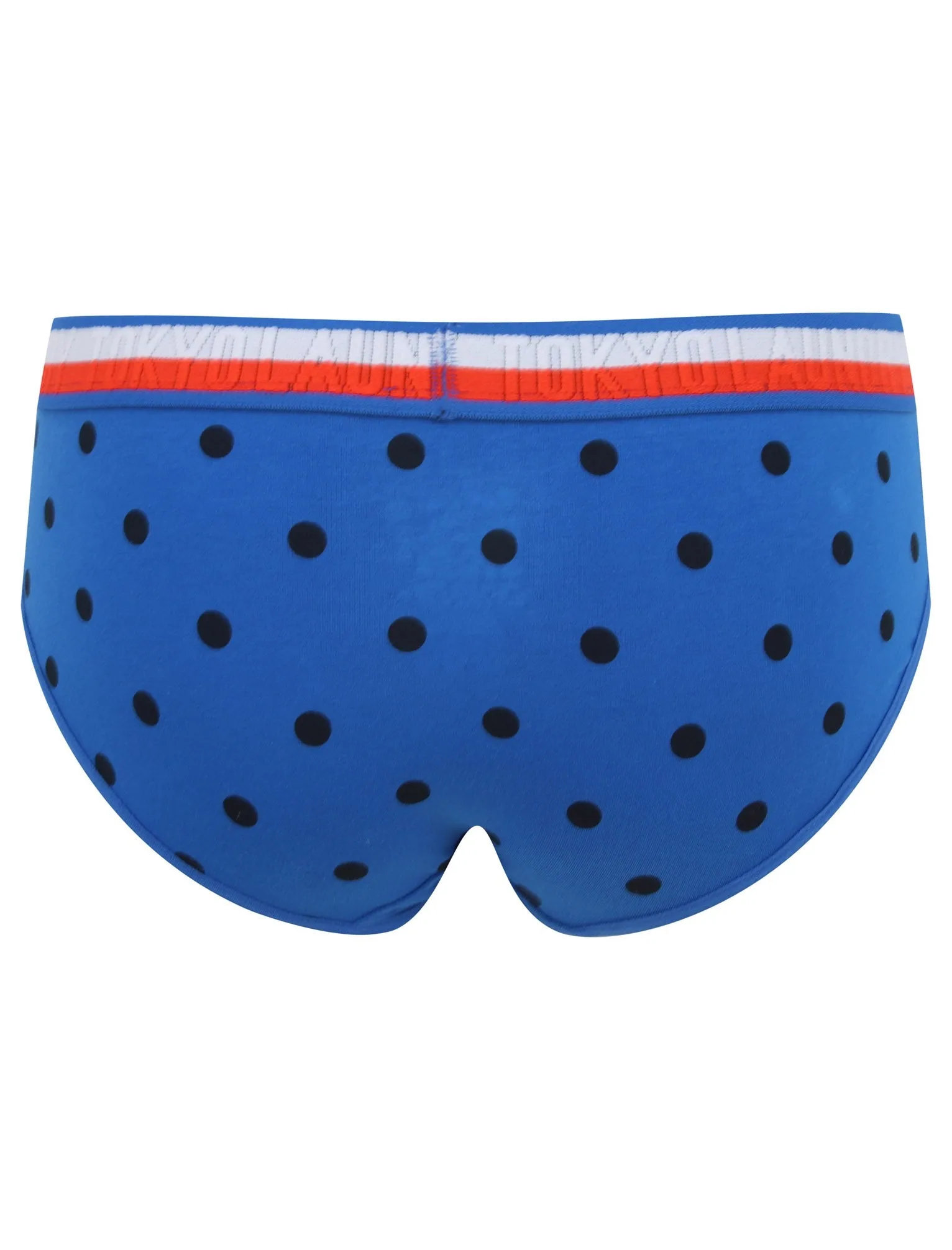 India 2 (3 Pack) Assorted Cotton Briefs In Lollipop Red / Light Grey Marl / Nautical Blue - Tokyo Laundry