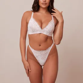 Lace Magic Bra  - White