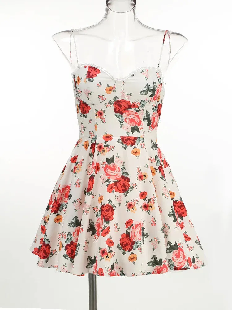 Layered Satin Tulle A-line Strappy Mini Dress