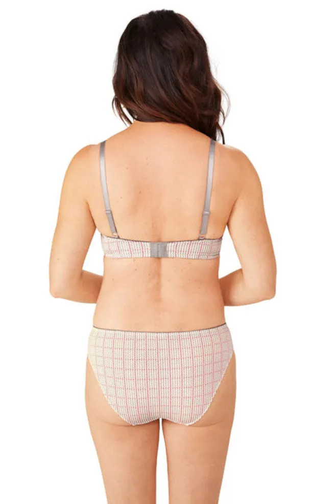 Luna Wirefree Padded Bra (Grey & Multi)