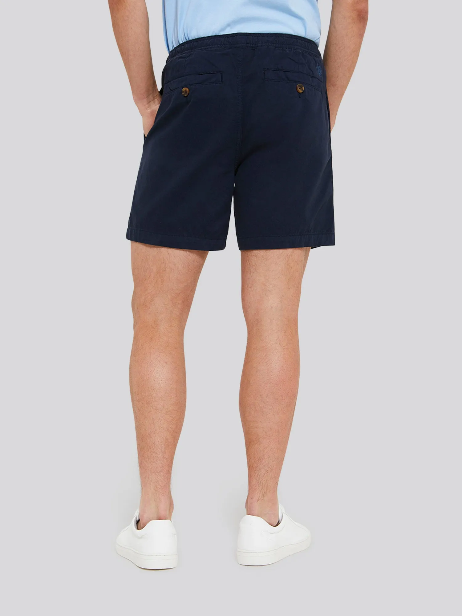 Mens Deck Shorts in Navy Blue