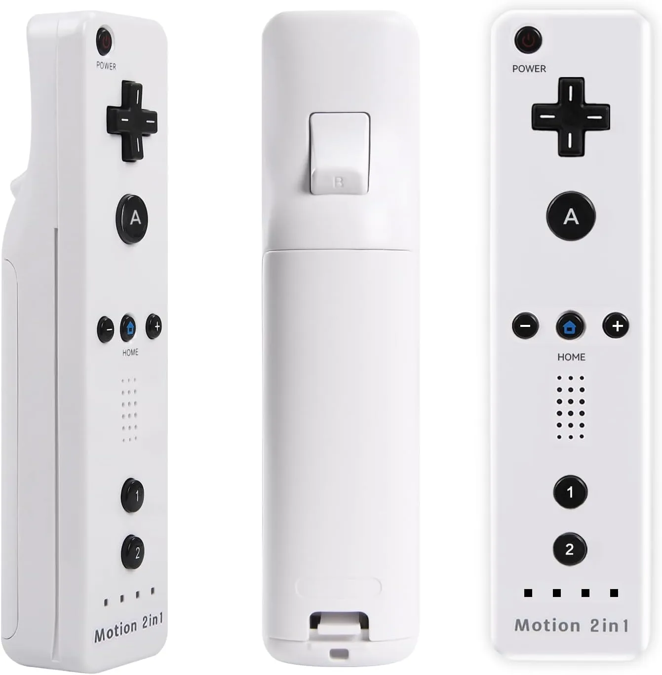 Motion Plus Wii Controllers 2Packs with Nunchucks, Wii Remote Controllers Compatible for wii and Wii U with Built in Motion Plus
