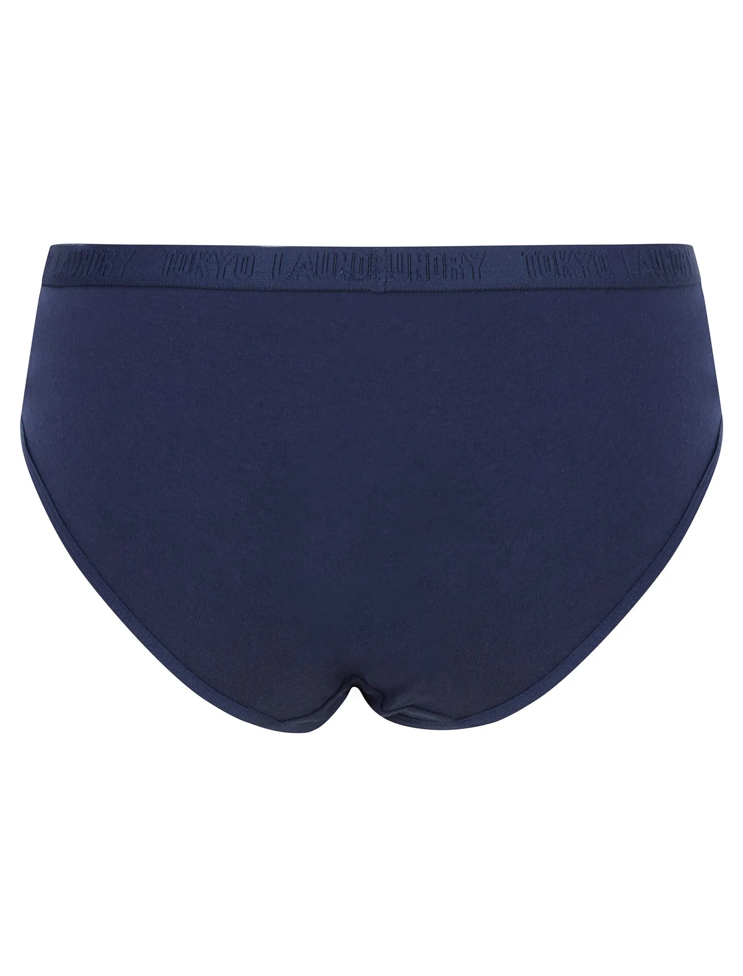 Noa (5 Pack) Cotton Assorted Briefs in Black Iris / Flint Stone / Celestial Blue / Woodrose / Light Grey Marl - Tokyo Laundry