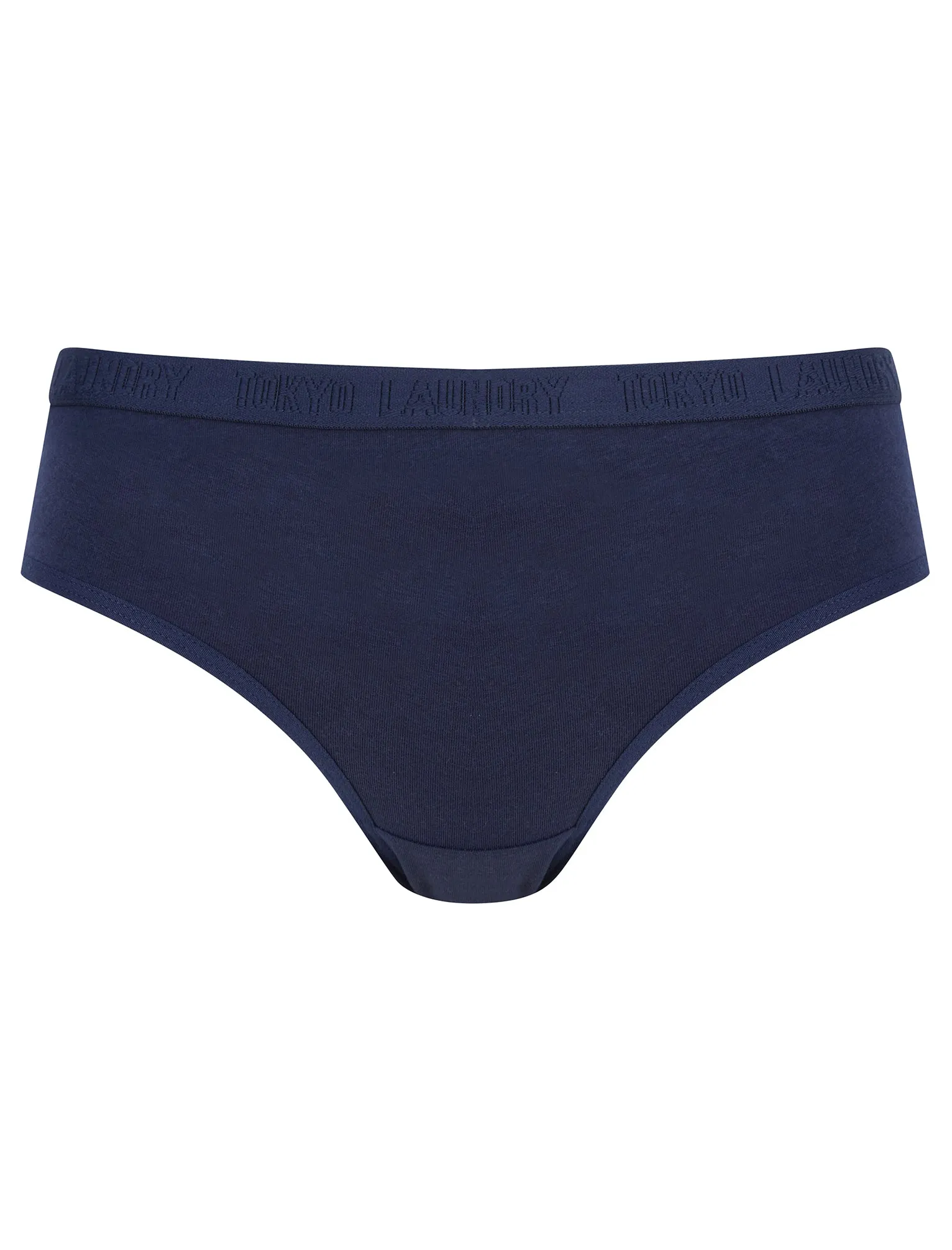 Noa (5 Pack) Cotton Assorted Briefs in Black Iris / Flint Stone / Celestial Blue / Woodrose / Light Grey Marl - Tokyo Laundry
