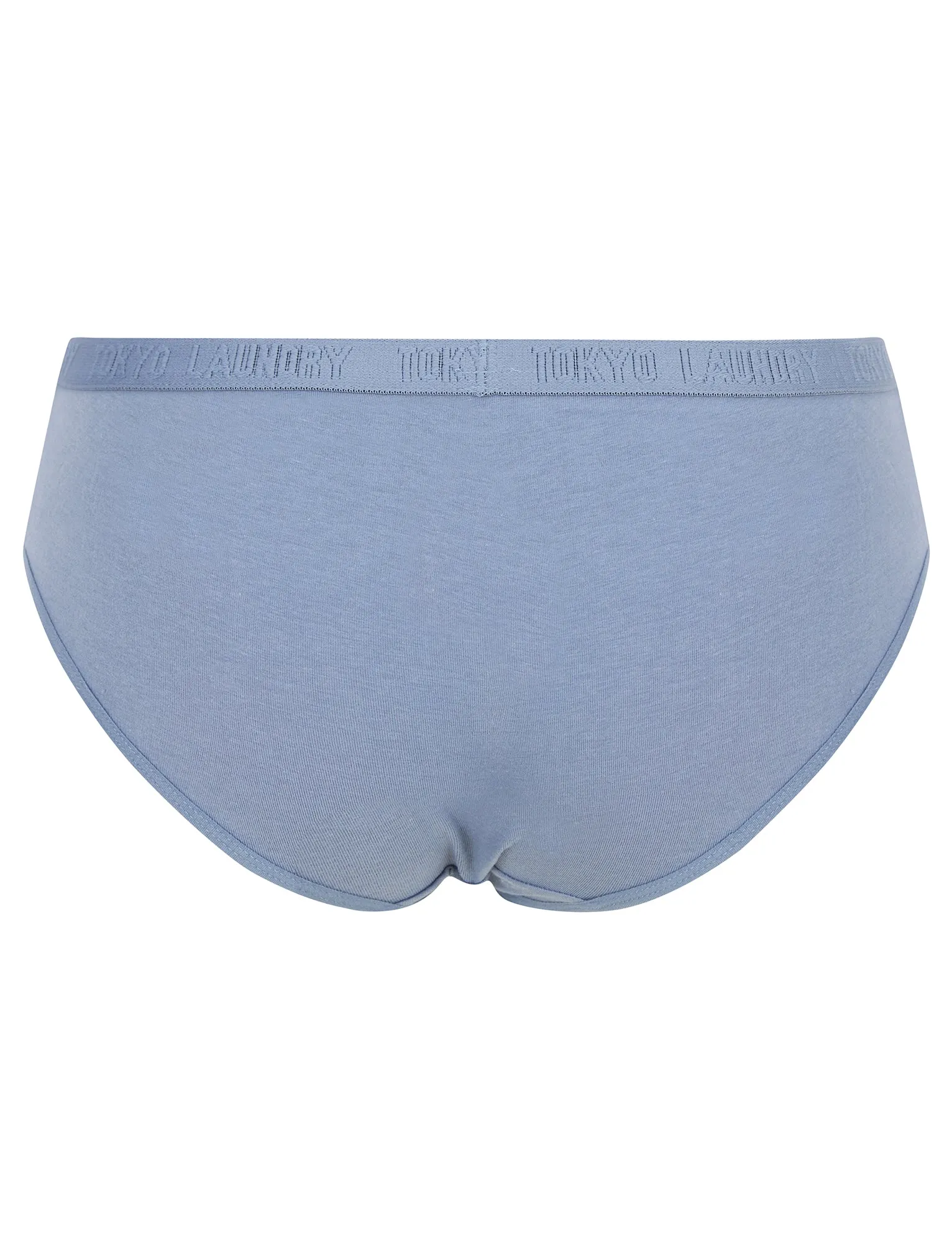Noa (5 Pack) Cotton Assorted Briefs in Black Iris / Flint Stone / Celestial Blue / Woodrose / Light Grey Marl - Tokyo Laundry