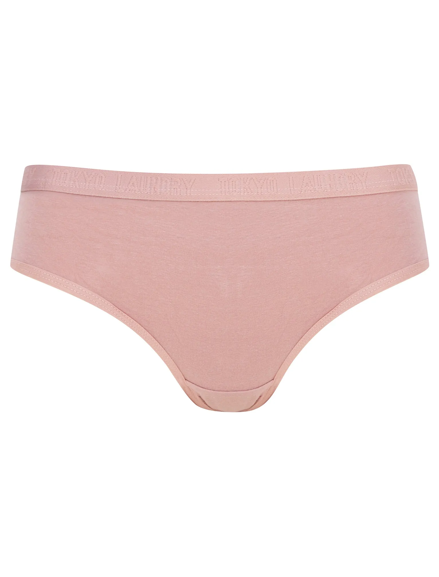 Noa (5 Pack) Cotton Assorted Briefs in Black Iris / Flint Stone / Celestial Blue / Woodrose / Light Grey Marl - Tokyo Laundry