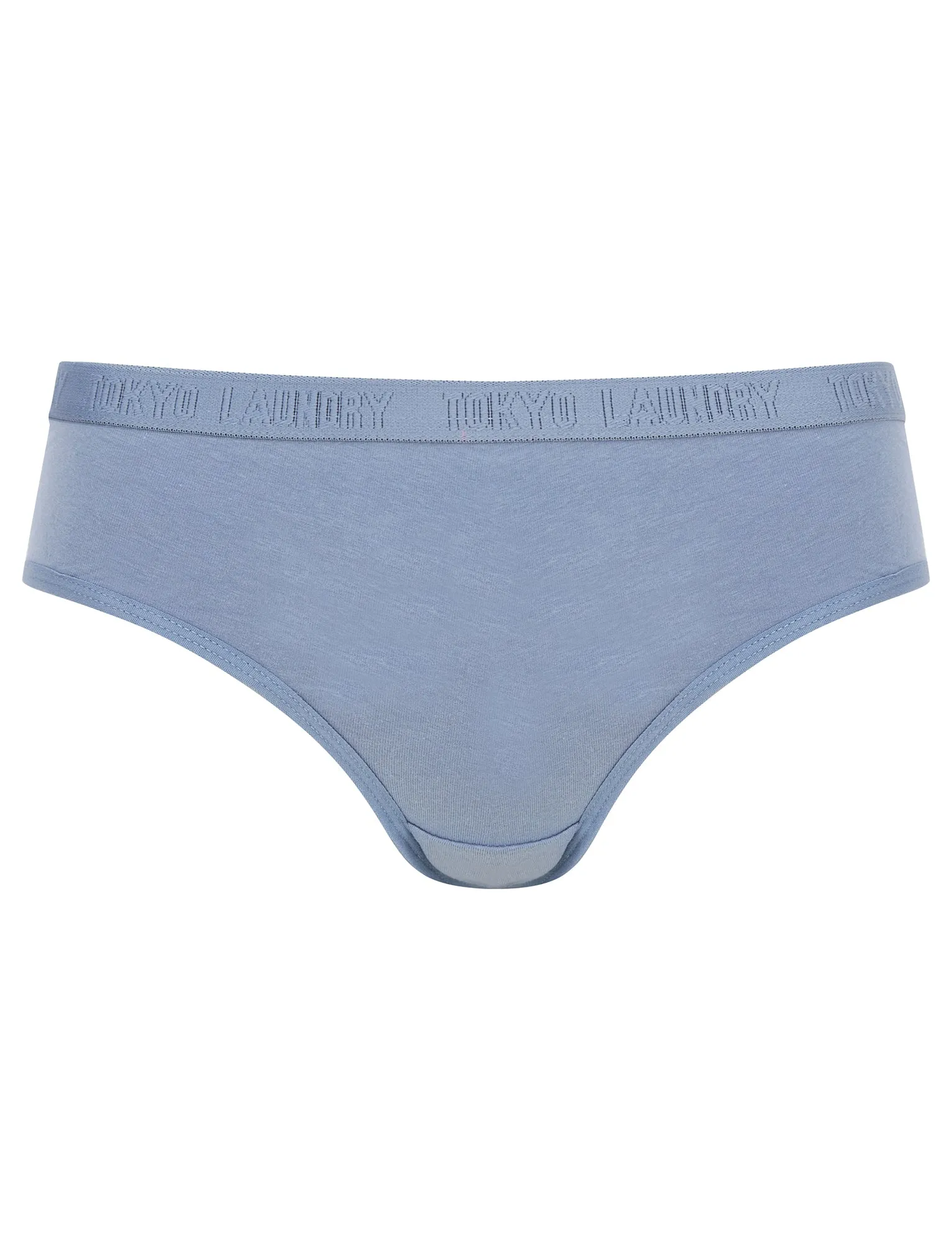 Noa (5 Pack) Cotton Assorted Briefs in Black Iris / Flint Stone / Celestial Blue / Woodrose / Light Grey Marl - Tokyo Laundry