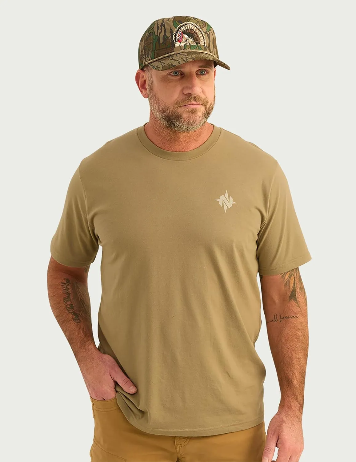 Nomad Men's Short Sleeve Performance Tee, Hunting T-Shirt