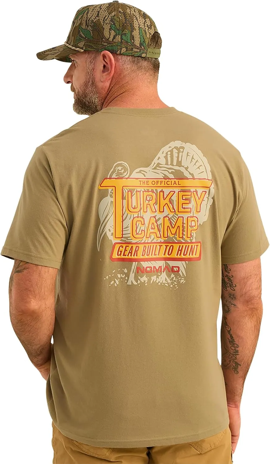 Nomad Men's Short Sleeve Performance Tee, Hunting T-Shirt