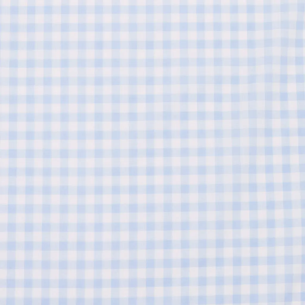 Pajama Short Set - Powder Blue Gingham