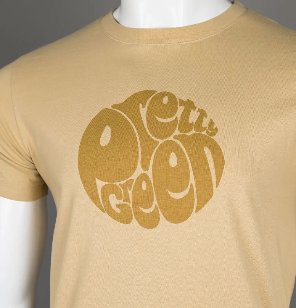 Pretty Green Gillespie Logo T-Shirt Sand