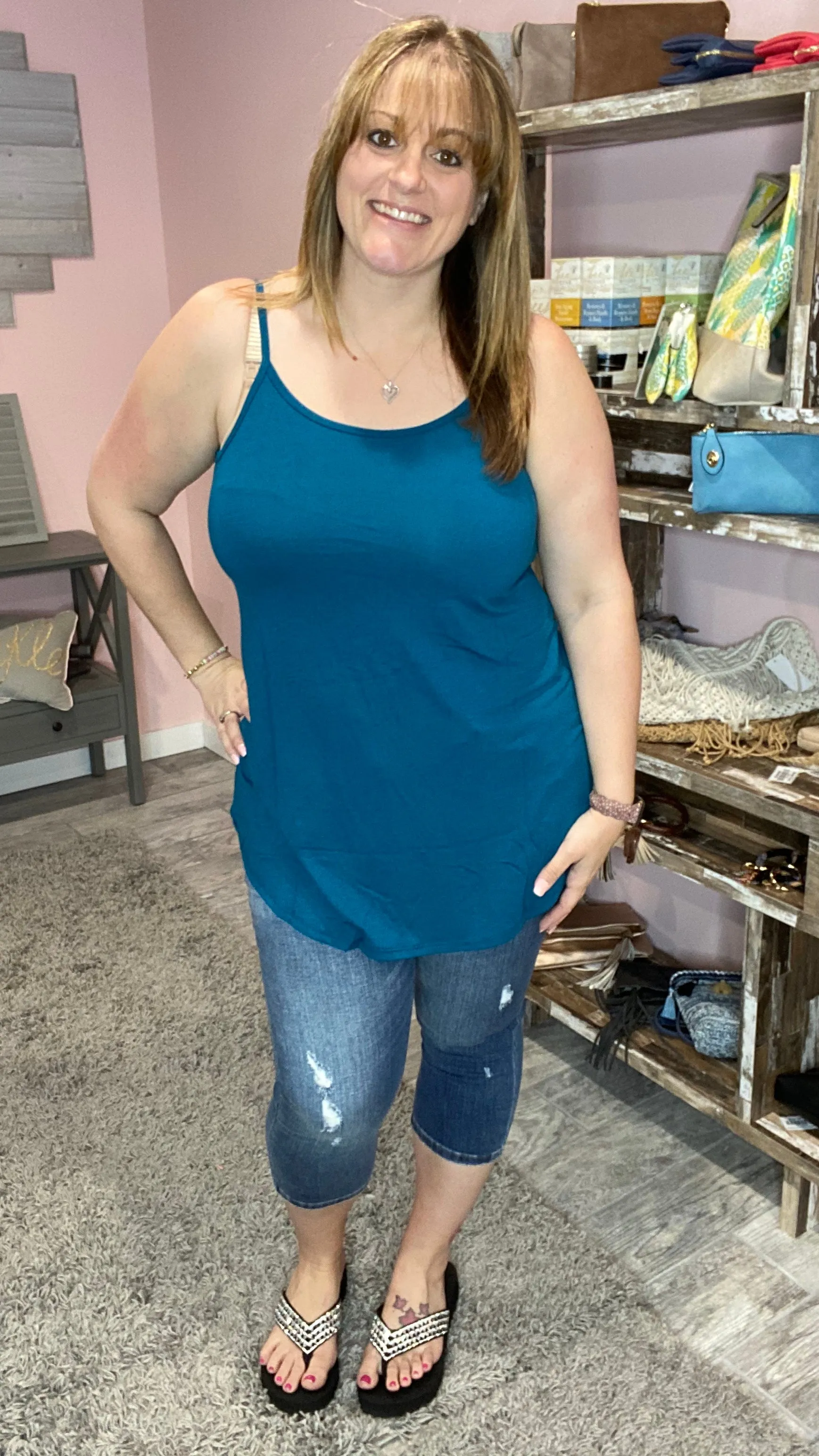 Reversible Spaghetti Strap Tank