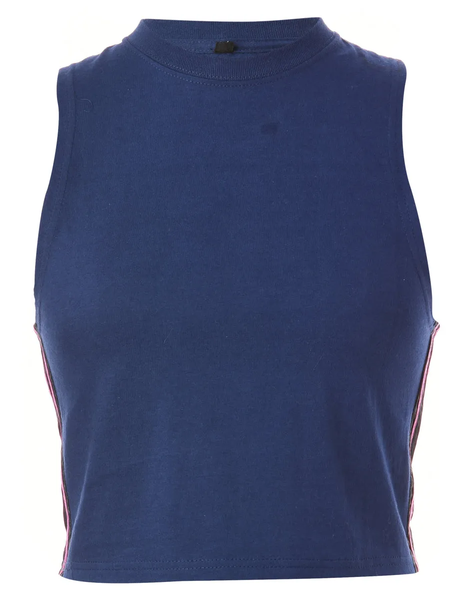 Reworked Holly Side Stripe Sports Vest - XS