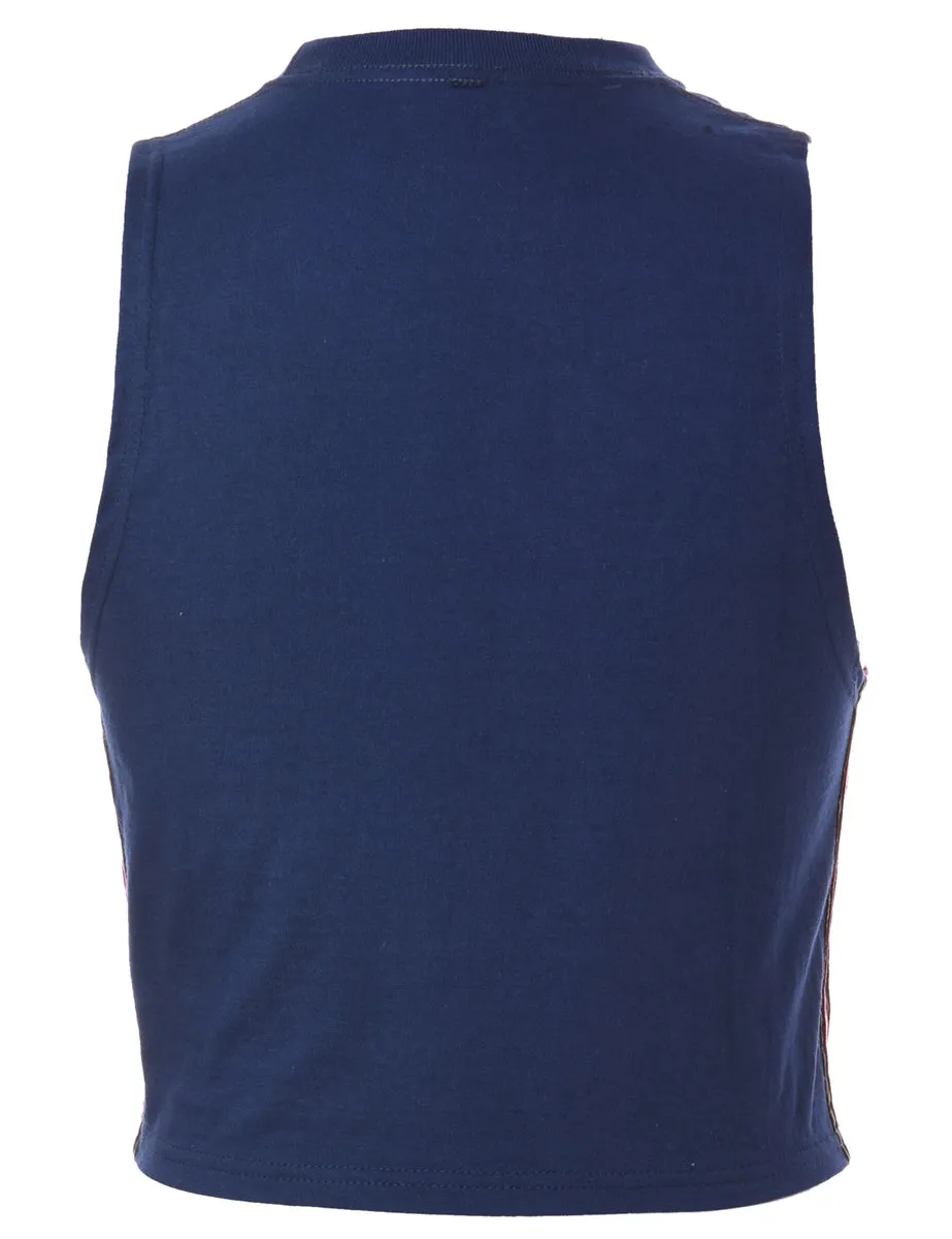 Reworked Holly Side Stripe Sports Vest - XS