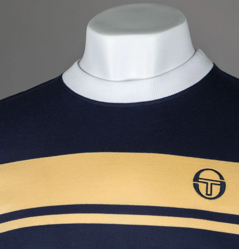 Sergio Tacchini Master T-Shirt Maritime Blue/Golden Haze