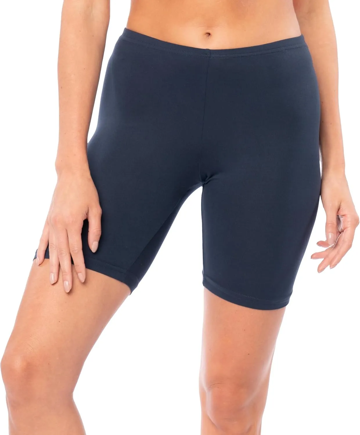 Sexy Basics Womens Ultra Soft Yoga Bike Short | Stretch Boxer Briefs | Multi Packs