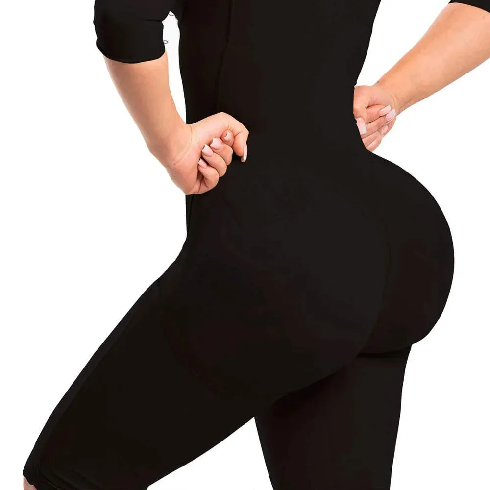 Shapewear Bodysuit Fajas Colombianas | Corrective Girdle with Tummy Control | Post Liposuction & BBL Slimming Open Bust Waist Trainer