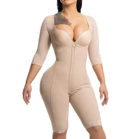 Shapewear Bodysuit Fajas Colombianas | Corrective Girdle with Tummy Control | Post Liposuction & BBL Slimming Open Bust Waist Trainer