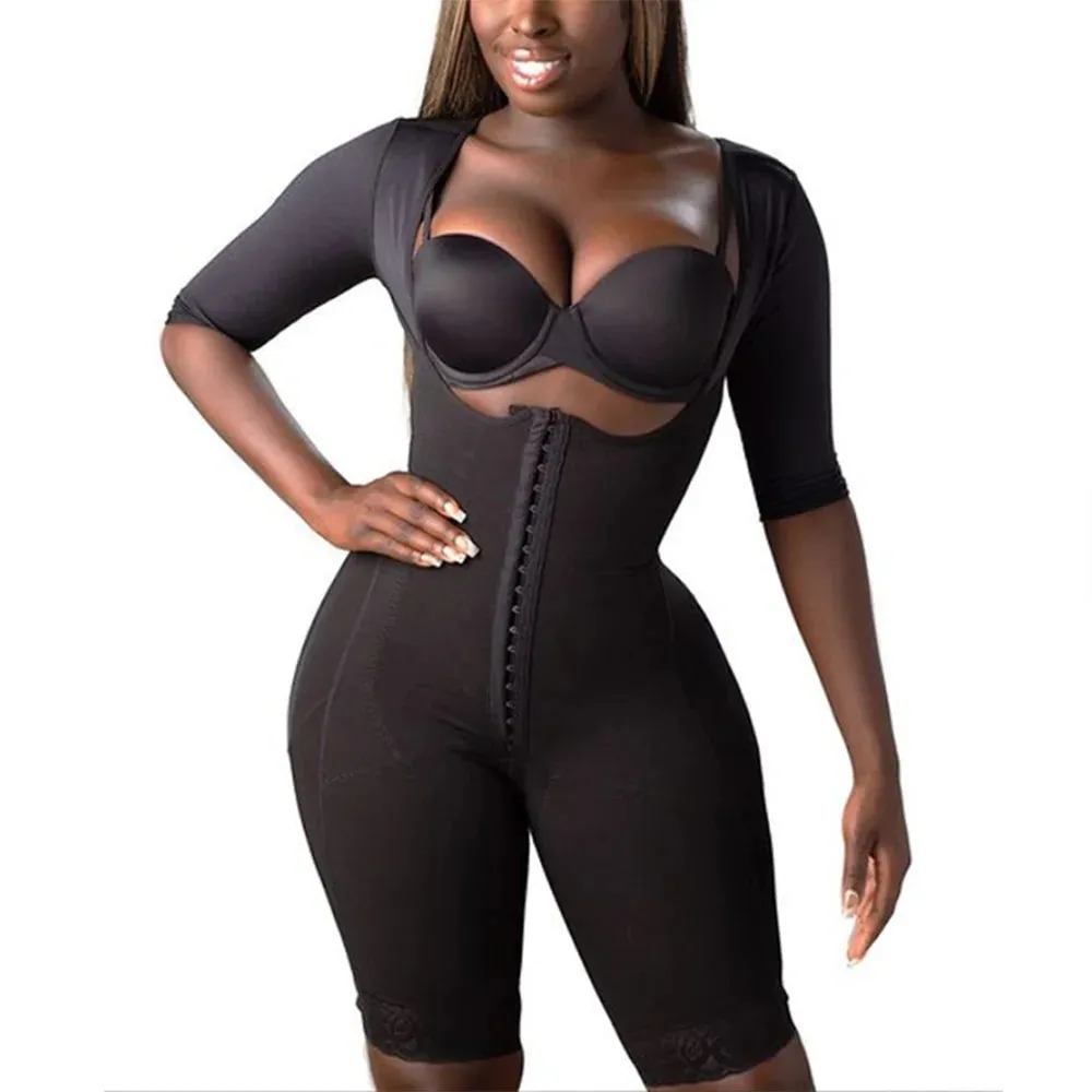 Shapewear Bodysuit Fajas Colombianas | Corrective Girdle with Tummy Control | Post Liposuction & BBL Slimming Open Bust Waist Trainer