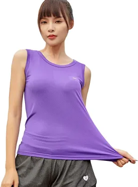 Sidiou Group Anniou Sports Vest Leisure Yoga Gym Training Sleeveless Running Top Quick Dry Vest