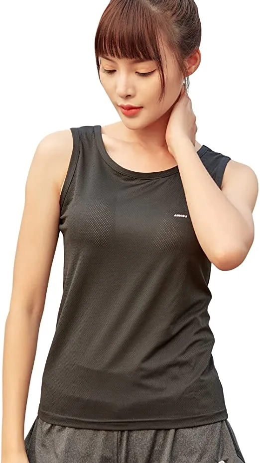 Sidiou Group Anniou Sports Vest Leisure Yoga Gym Training Sleeveless Running Top Quick Dry Vest
