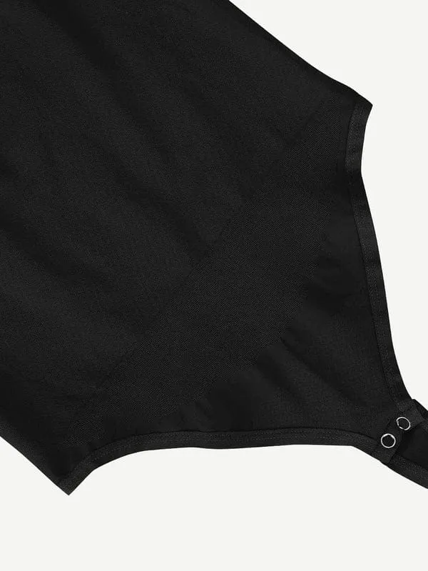 Sleeveless Tummy Control Shapewear Thong Bodysuit