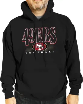 Team Fan Apparel NFL Adult Unisex Overtime Blueprint Soft Fleece Hooded Sweatshirt, Officially Licensed Football Hoodie!