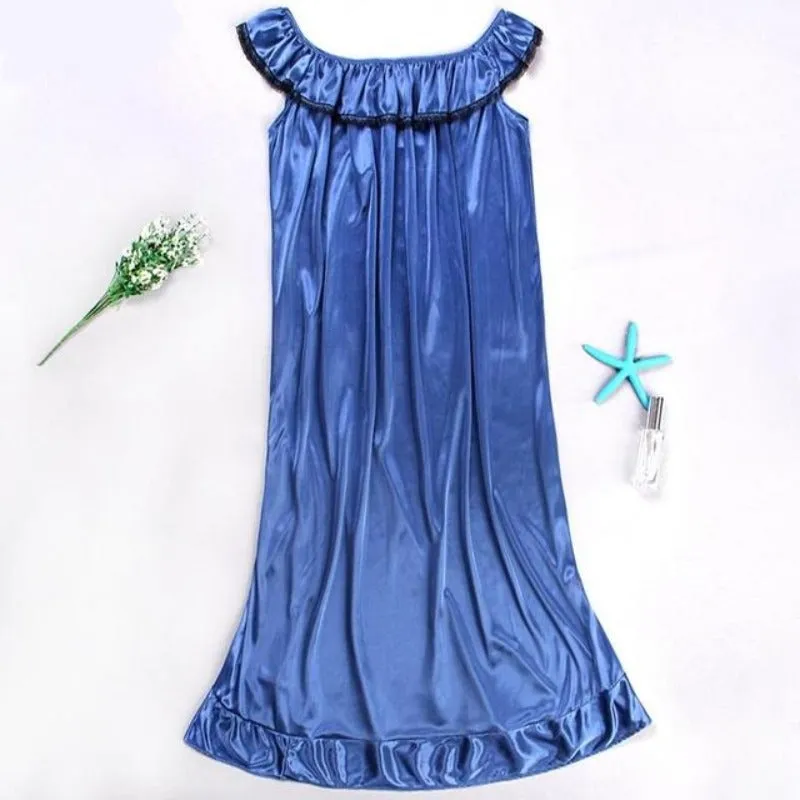 The Ruffles Silk Women's Nightgowns