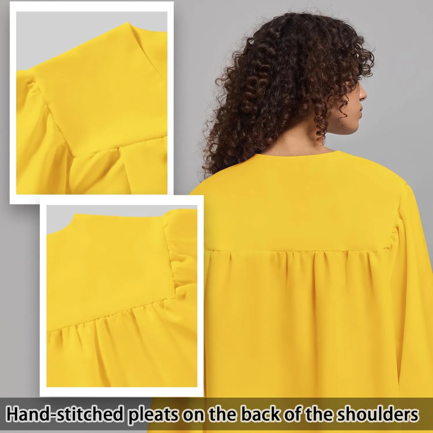 Unisex Matte Graduation Gown for High School,Choir Robes for Church, Judge Robes Costume 12 Colors